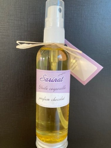 Huile corporelle parfum Chocolat